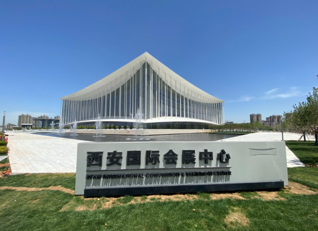 西安国际会展中心(钢结构立柱)